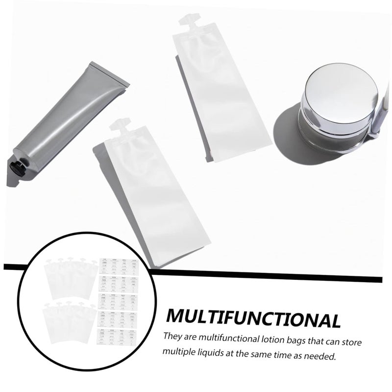 Leakproof Travel Lotion Bags Set With Suction Nozzle Portable Emulsion Containers - Image 5